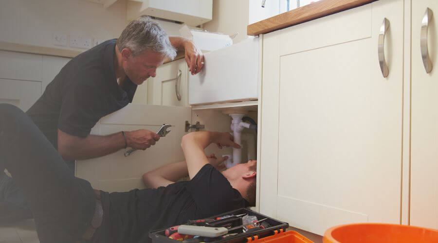 Professional burst pipe repair services in Rea, MO